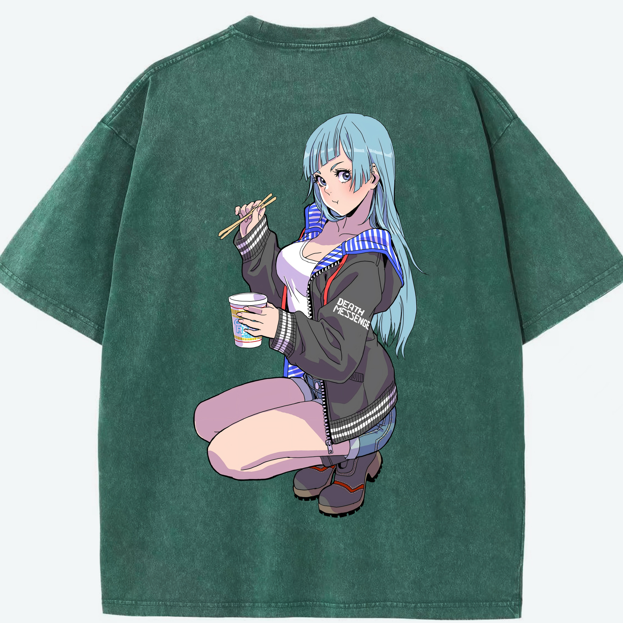 （画像用） 呪術廻戦 Jujutsu Kaisen 綿100% ヴィンテージ風 半袖Tシャツ（背面プリント）